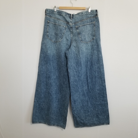 NWT Universal Thread Medium Wash Super Wide Leg Jeans Size 16 - Picture 4 of 8